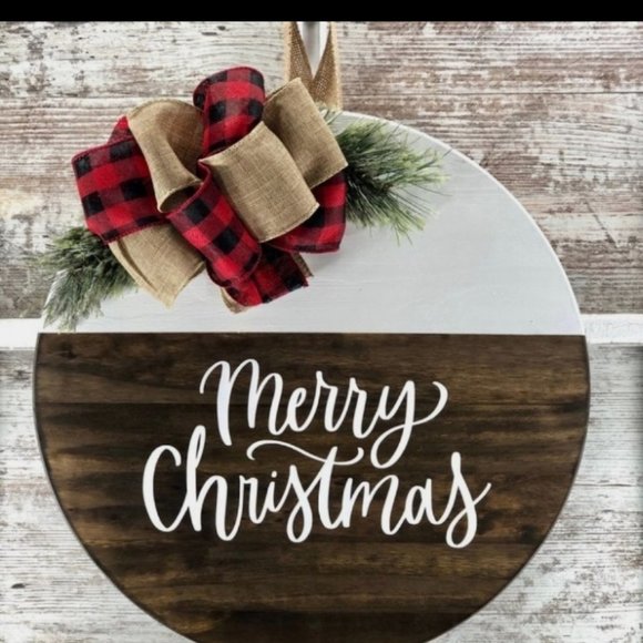 SIGN DOOR DECOR CHRIstmas - Picture 2 of 2